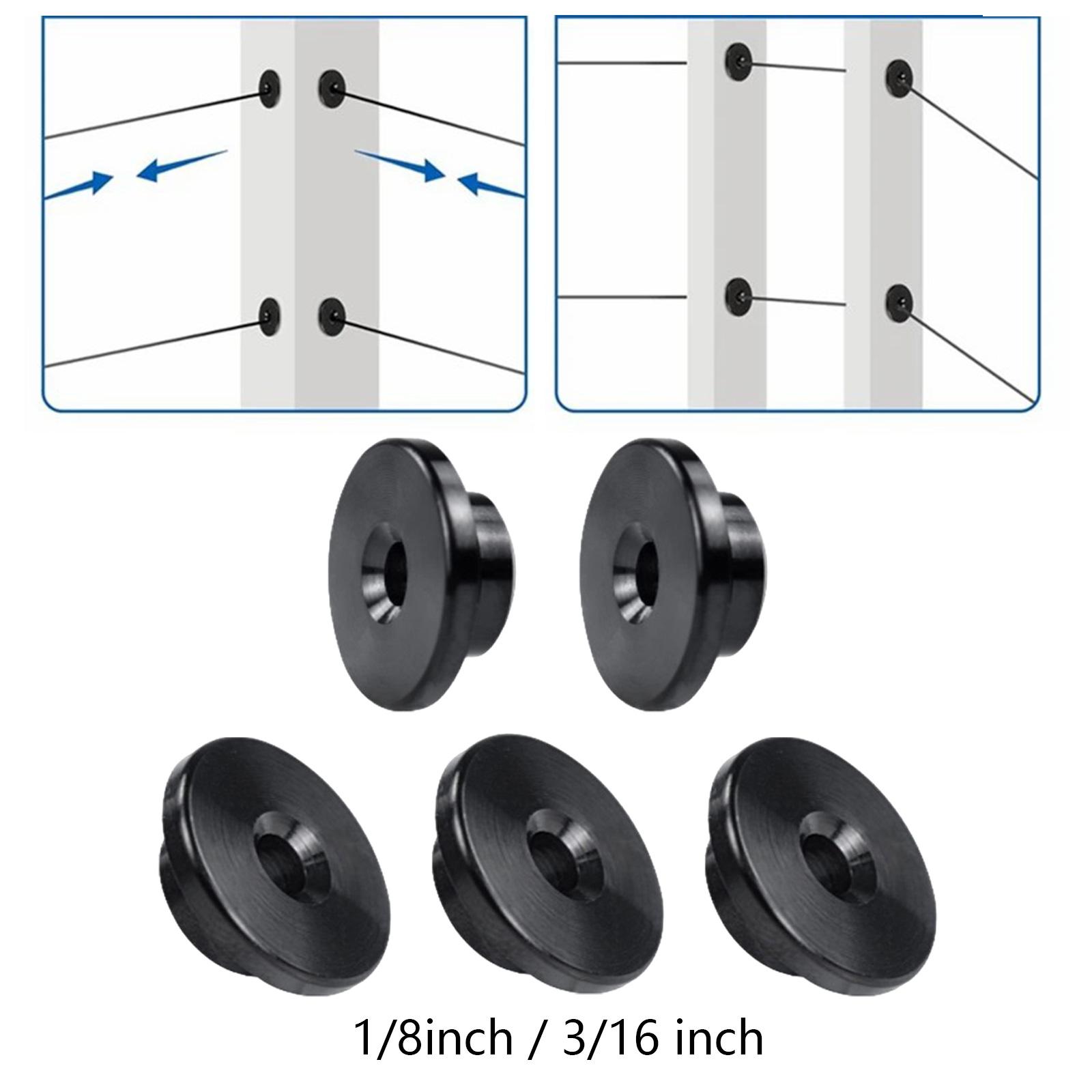 5x Stainless Steel Protector Sleeves Sturdy Wear Resistant Protective Sleeve