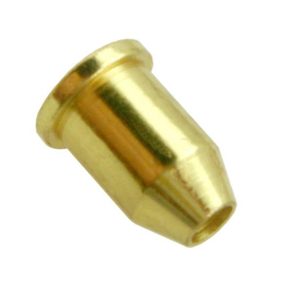 6Pcs Strings Through Body Mounting Ferrules for Electric Guitar Parts Golden