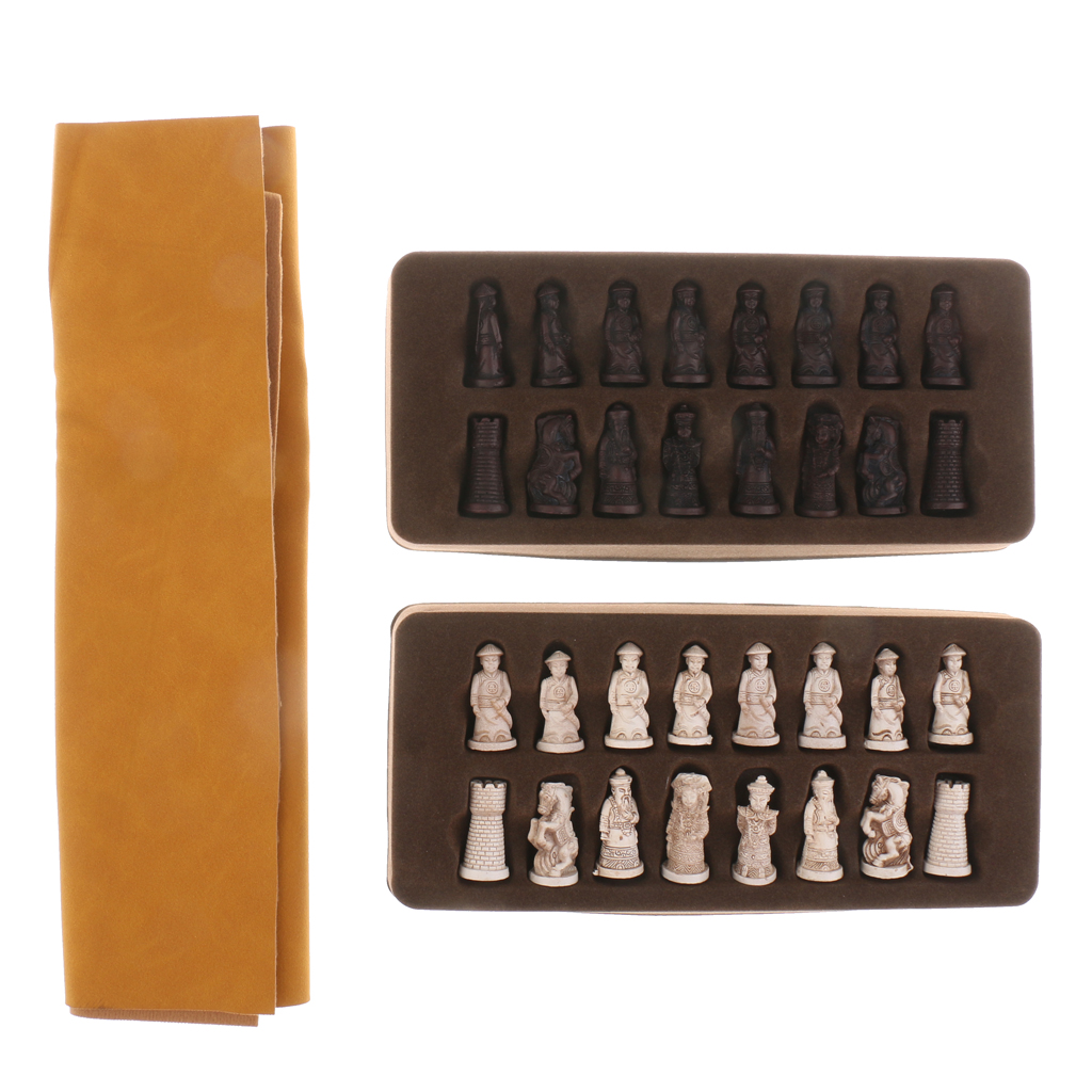 Antique Figurines Chess Set