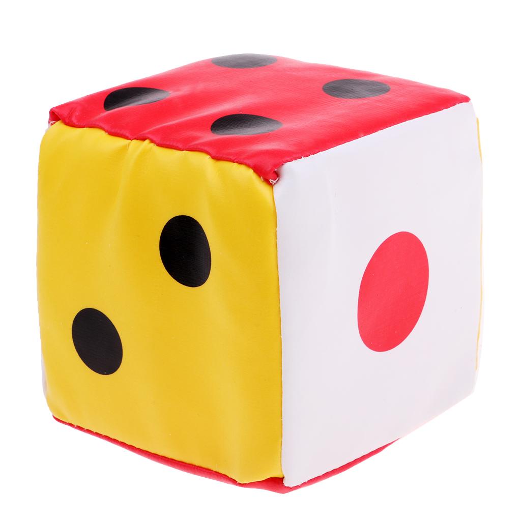 Sponge Dice Foam Dot Dice Playing Enlightenment Cognition 1-6 Numbers &Spots