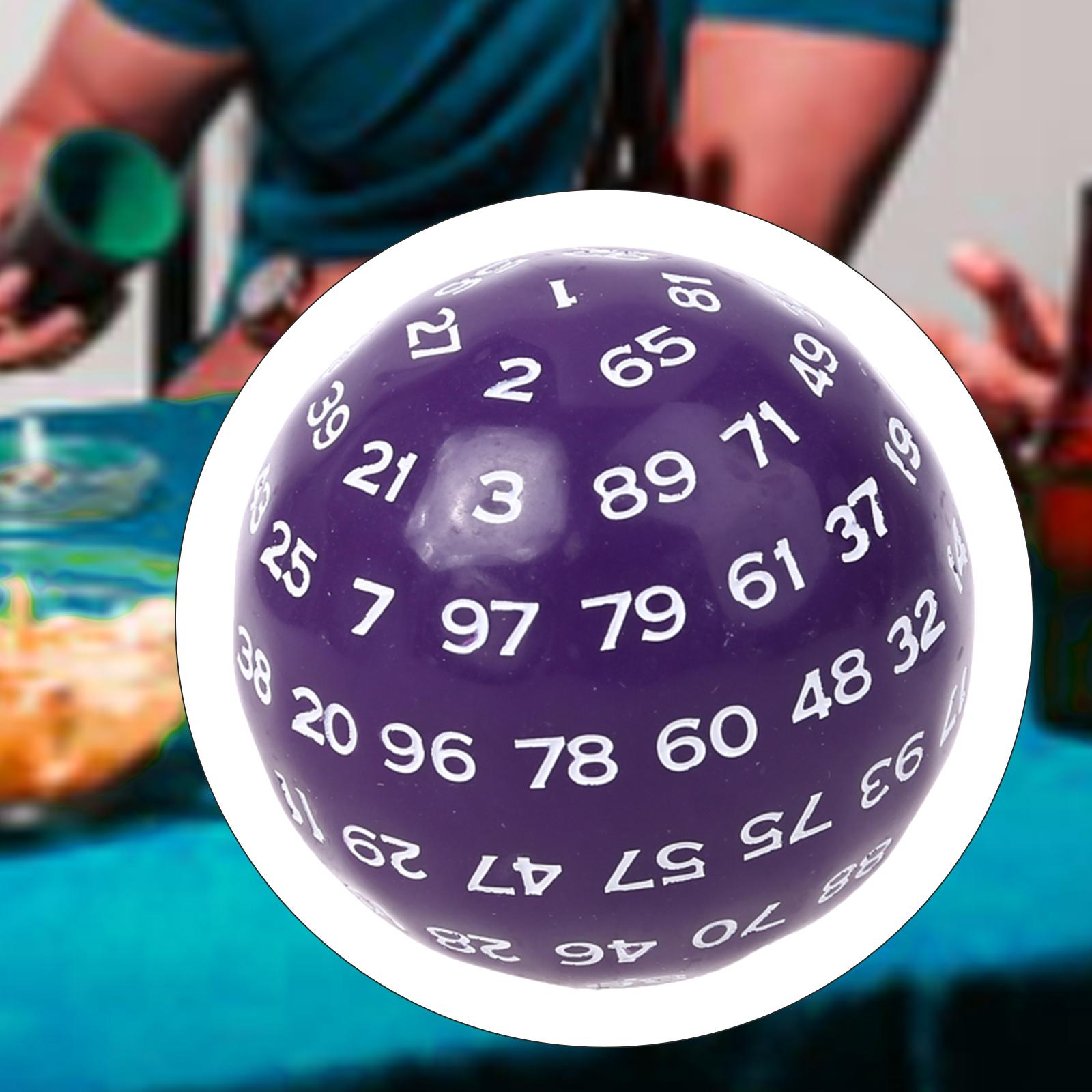 Acrylic Dices Game Entertainment Family Polyhedral Dice Purple