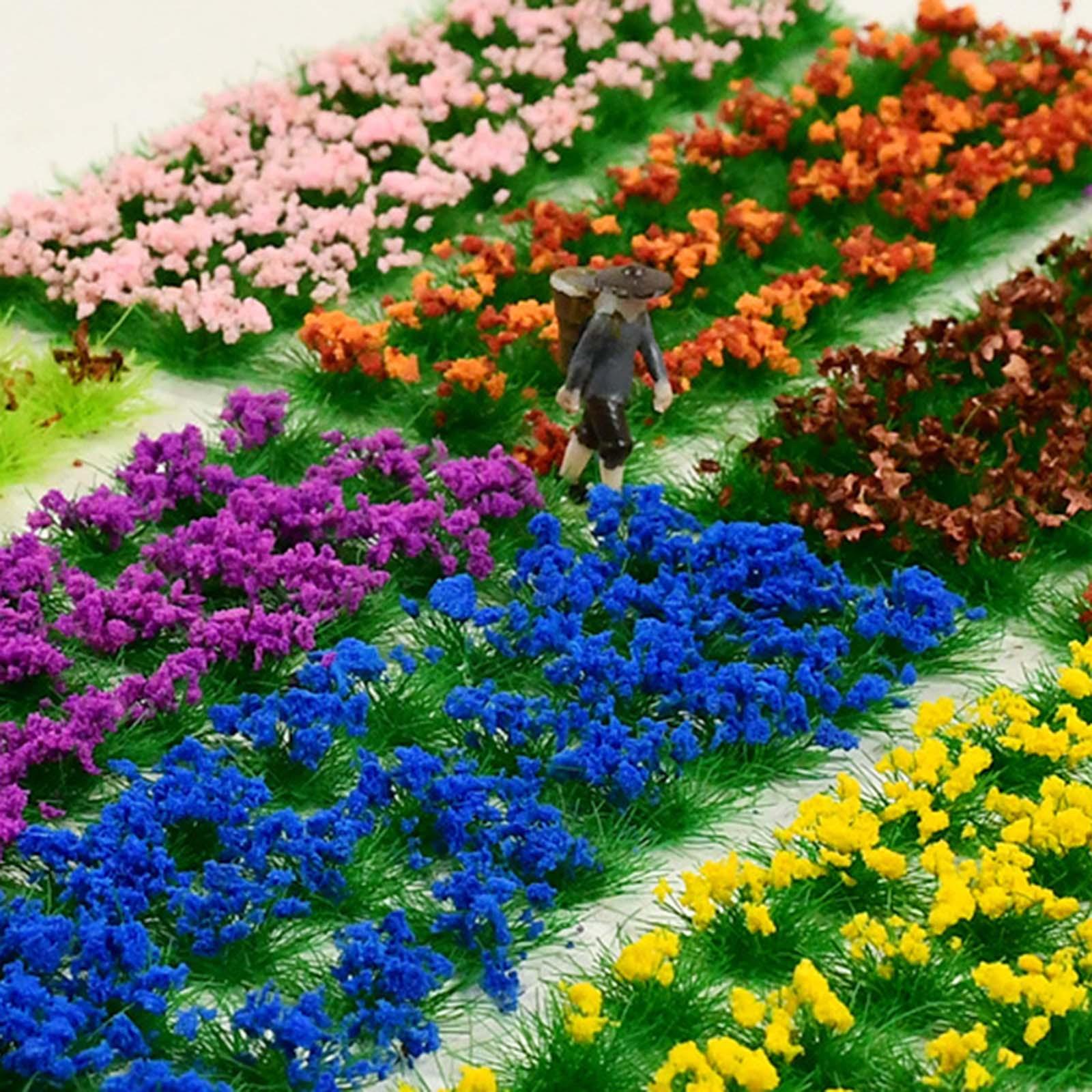 Cluster Grass Tufts Miniature Landscape Static Scenery Model Green