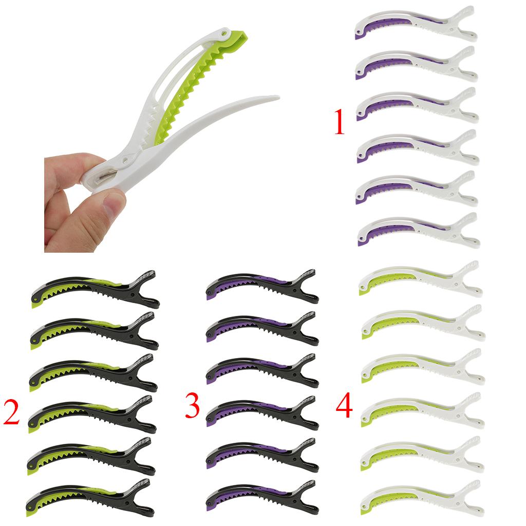 4x6Piece Hair Sectioning Clamps   Clips Salon Hairdressing Styling Tools #4