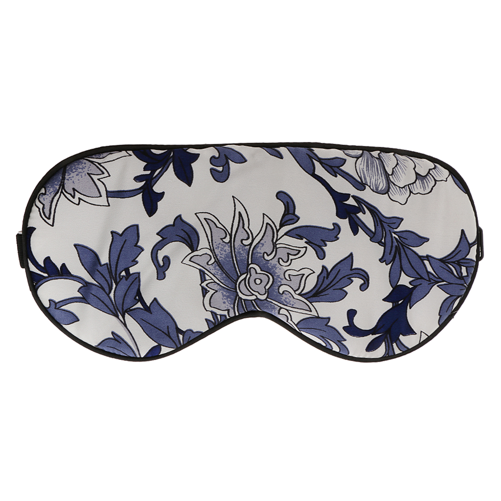 100 Pure Silk Eye Mask Sleeping Mask Doublesided Silk Small Flower Pattern eBay