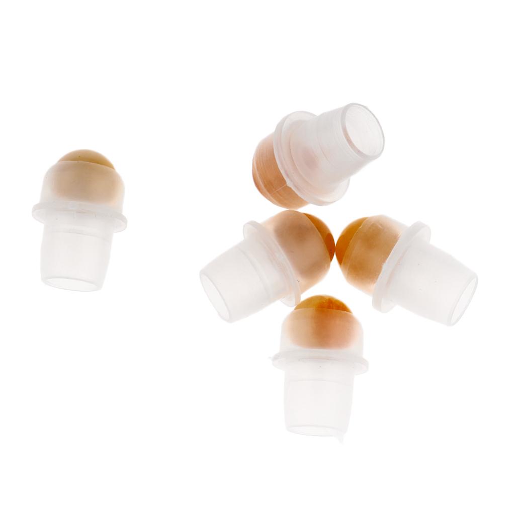 5Pcs Replacement Ball Roller Tops for Essential Oils Bottles  Yellow
