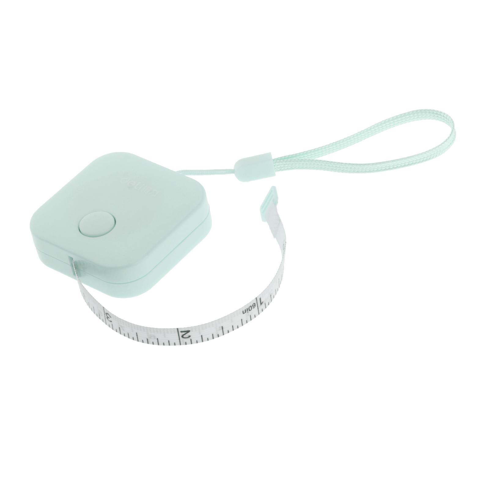 Soft Retractable Mini Tape Measure Tape Clear Marked Light Green