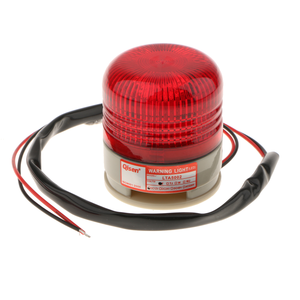 Security Alarm Strobe Signal Light DC 12V/24V Construction Vehicle