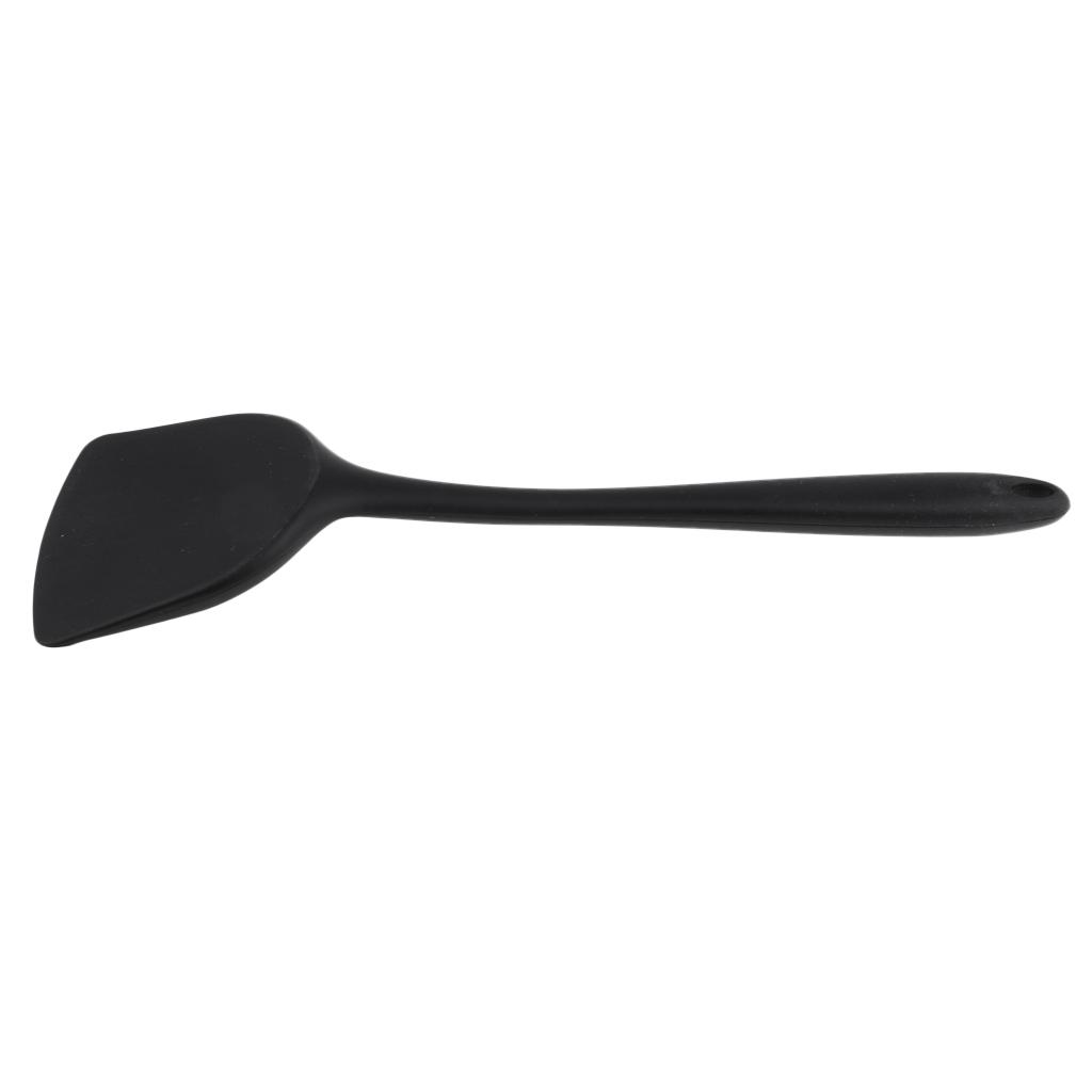 Silicon Spatula Pastry Brush Baking Cake Mixing Scraper Brush Tool black