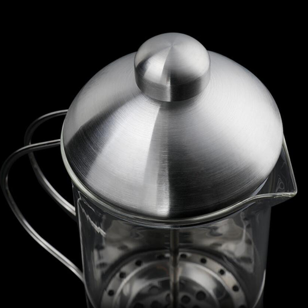 Outdoors Camping French Press Coffee Maker Stainless Steel Tea Pot