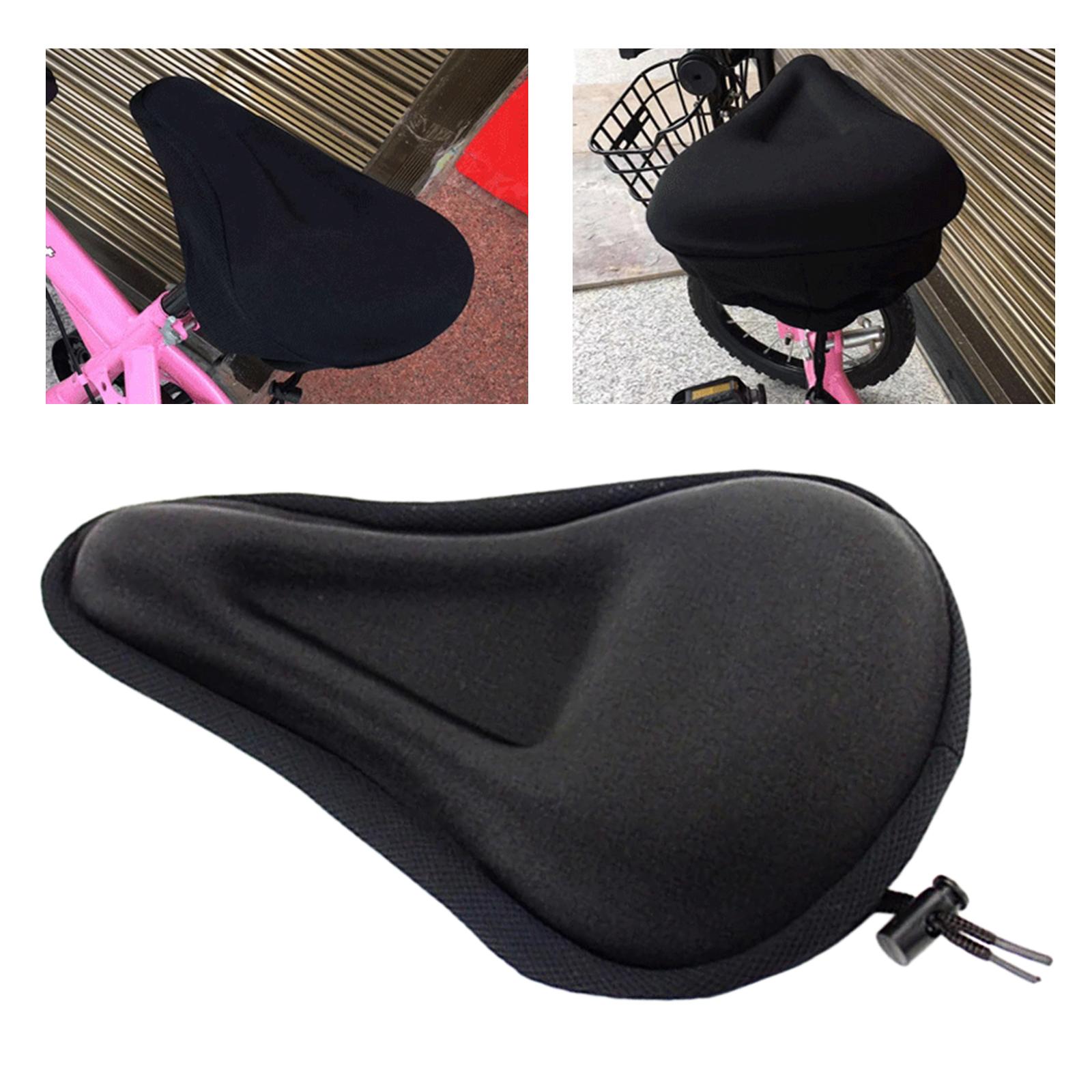 Bicycle Saddle Seat Cover Padded Cushion for Bike Cycling Triangular Groove