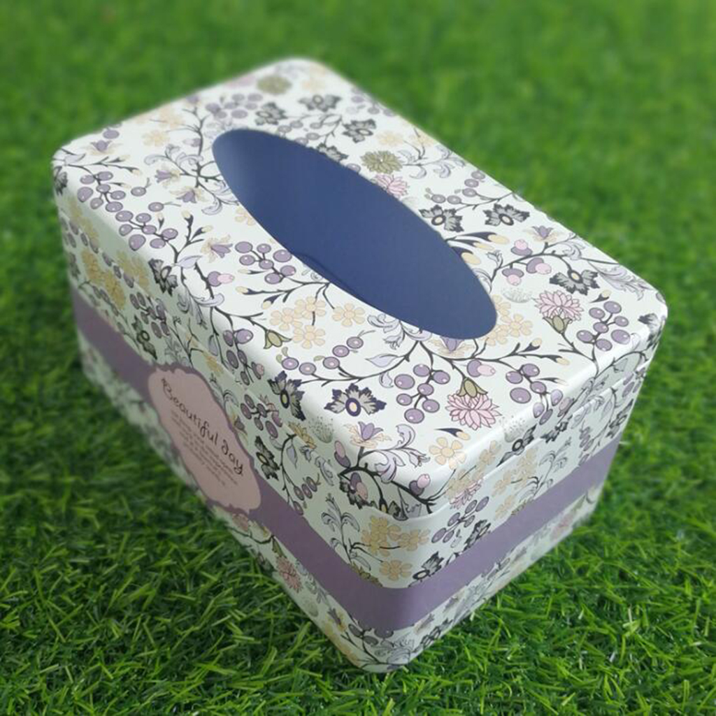 tin tissue box cover