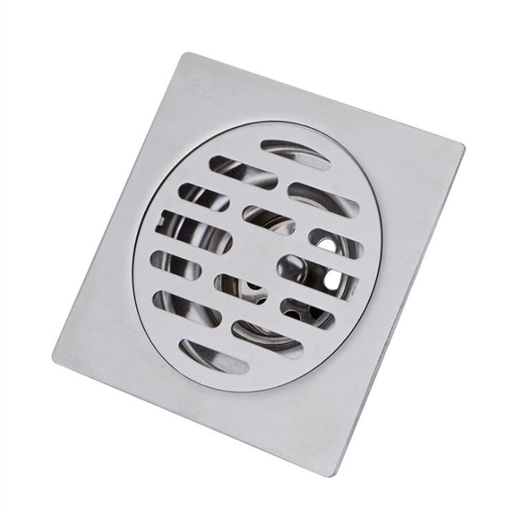 Home Stainless Steel Floor Drain Strainer Cover Bathroom A Flap Seal