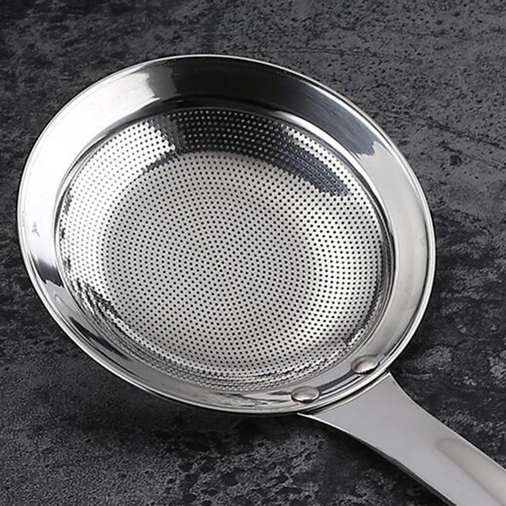 Hot Pot Fat Skimmer Spoon Stainless Steel Fine Mesh Food Strainer