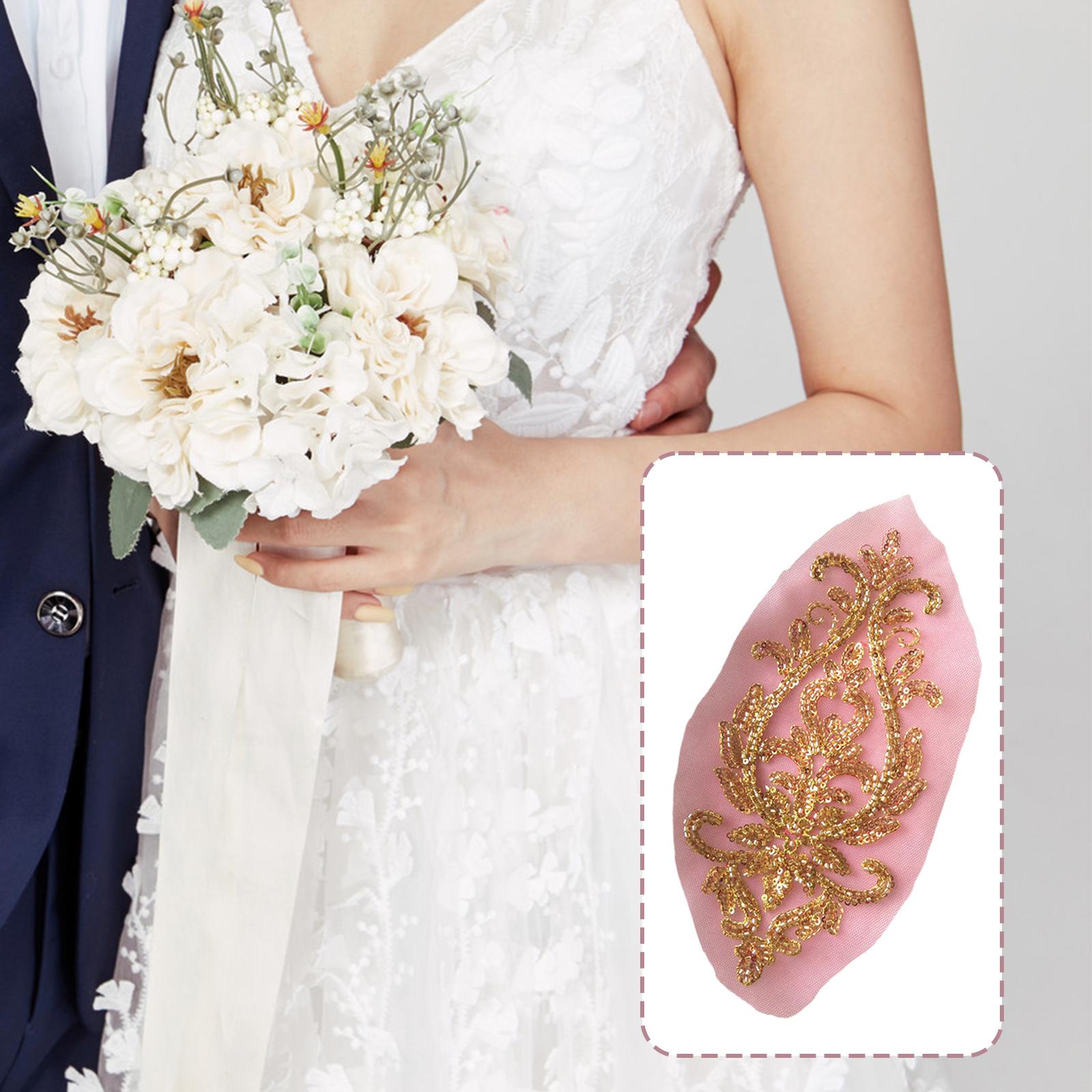 Lace Applique Wedding Dress Decoration Sewing Ornaments Delicate Handicrafts