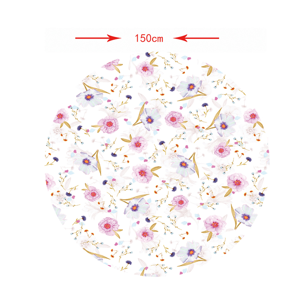 Anti-slip Waterproof Table Cover Round Table Cloth Wedding Banquet ...