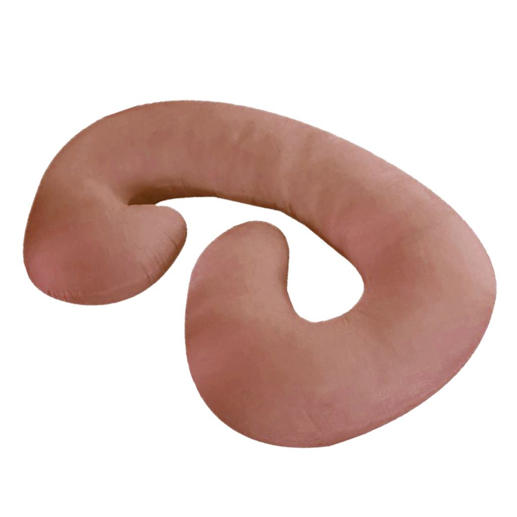 Maternity Pregnancy Nursing Pillow Side Sleeping Full Body Cushion Coffee