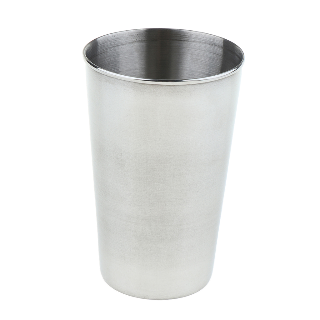 430ml Stainless Steel Pint Cups Camping Beer Cup Water Tumblers,Unbreakable, Stackable