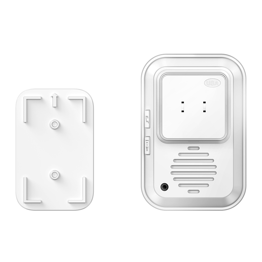 Wireless AC Digital Electronic Waterproof RC Household Doorbell UK Plug