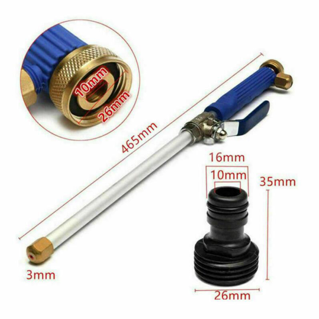 High Pressure Power Washer Water Spray Gun Nozzle Wand Attachment Fittings