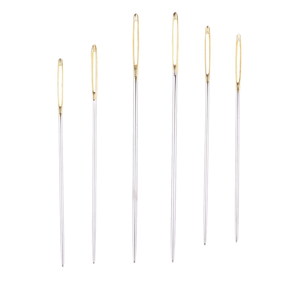 Steel Hand Sewing Needles 6Pcs Set