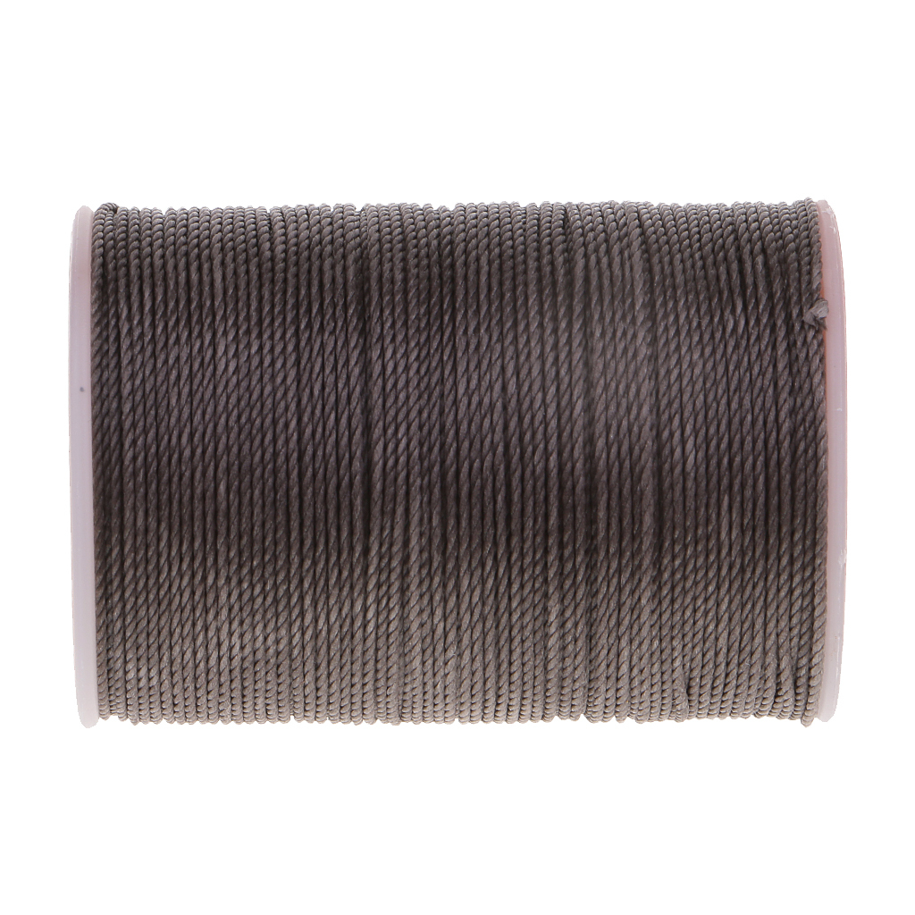Waxed Polyester Thread for Leather Clothes Shoes Bags Sewing Stitching 0.65mm - Picture 3 of 29