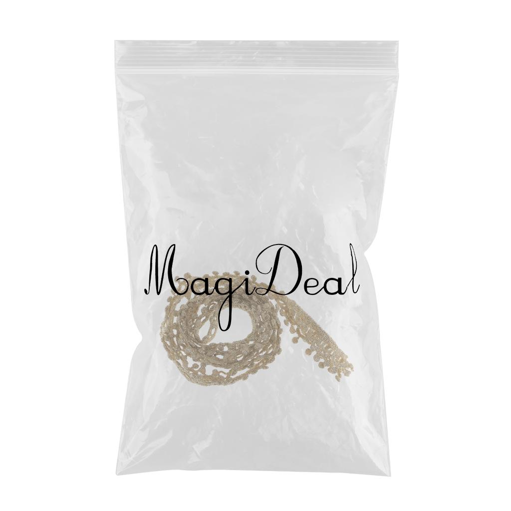 1 Yard Embroidery Flowers Lace Crochet Trim DIY Wedding Bridal Ribbon Sewing