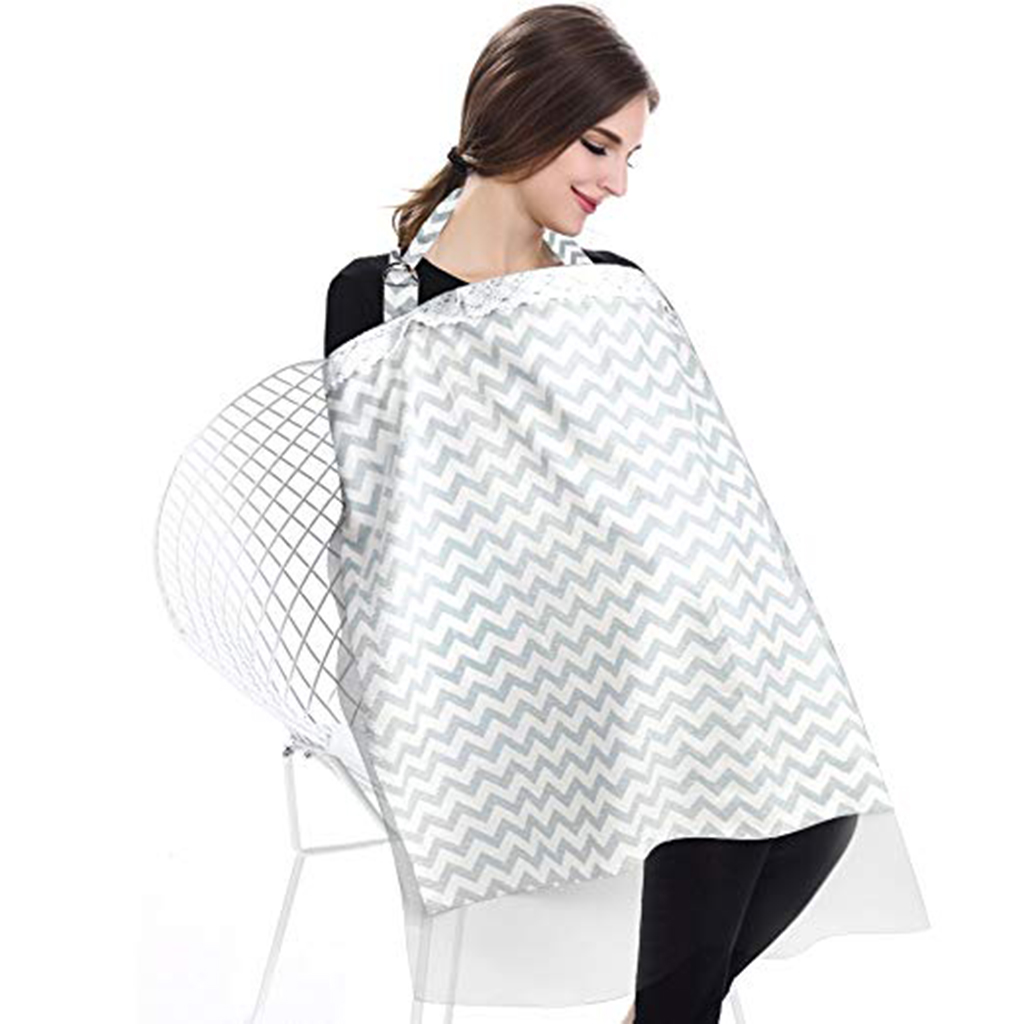 Baby Nursing Scarf Cover Up Apron for Breastfeeding Canopy Mum Udder
