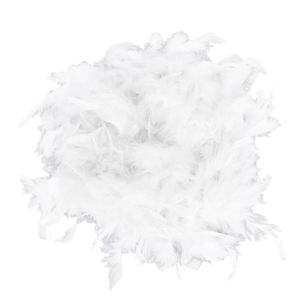 White Feather Boa  Craft Decoration 6.6 Feet Long