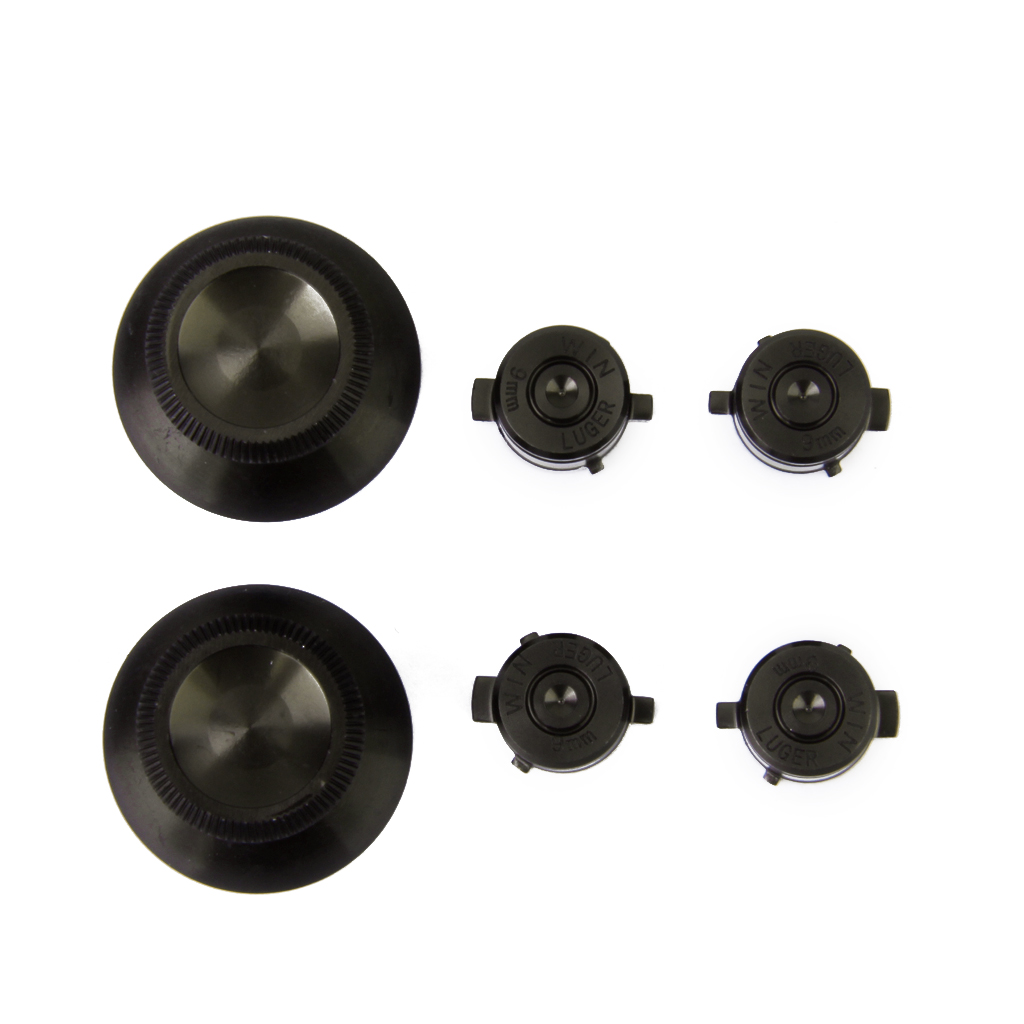 Metal Bullet Buttons+Joysticks Thumbsticks For PS4 Controller as picture