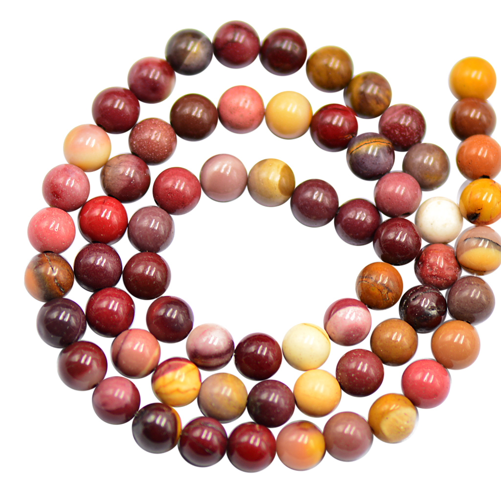 6mm Nature Mookaite Gemstone Round Loose Spacer Beads 15'' 