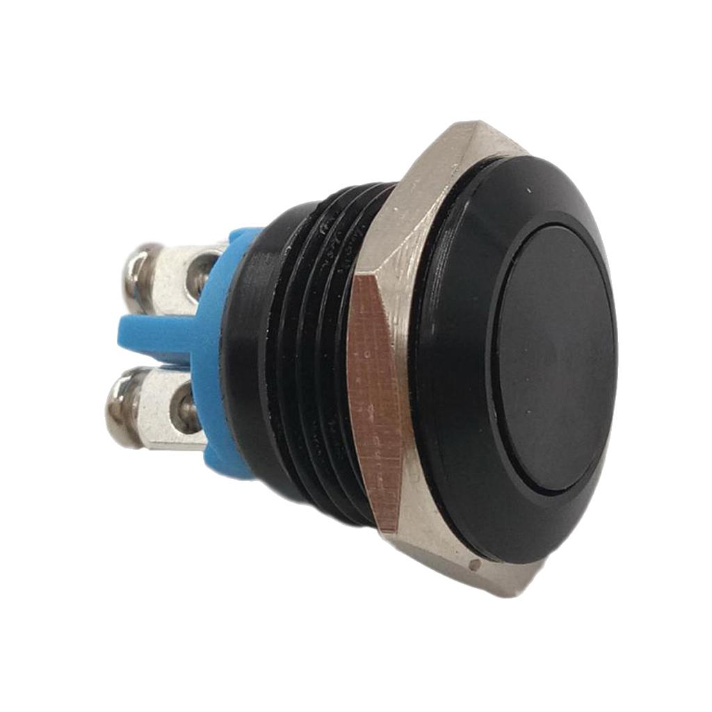 5x16mm Waterproof Momentary Metal Push Button Switch for Car Dash Auto