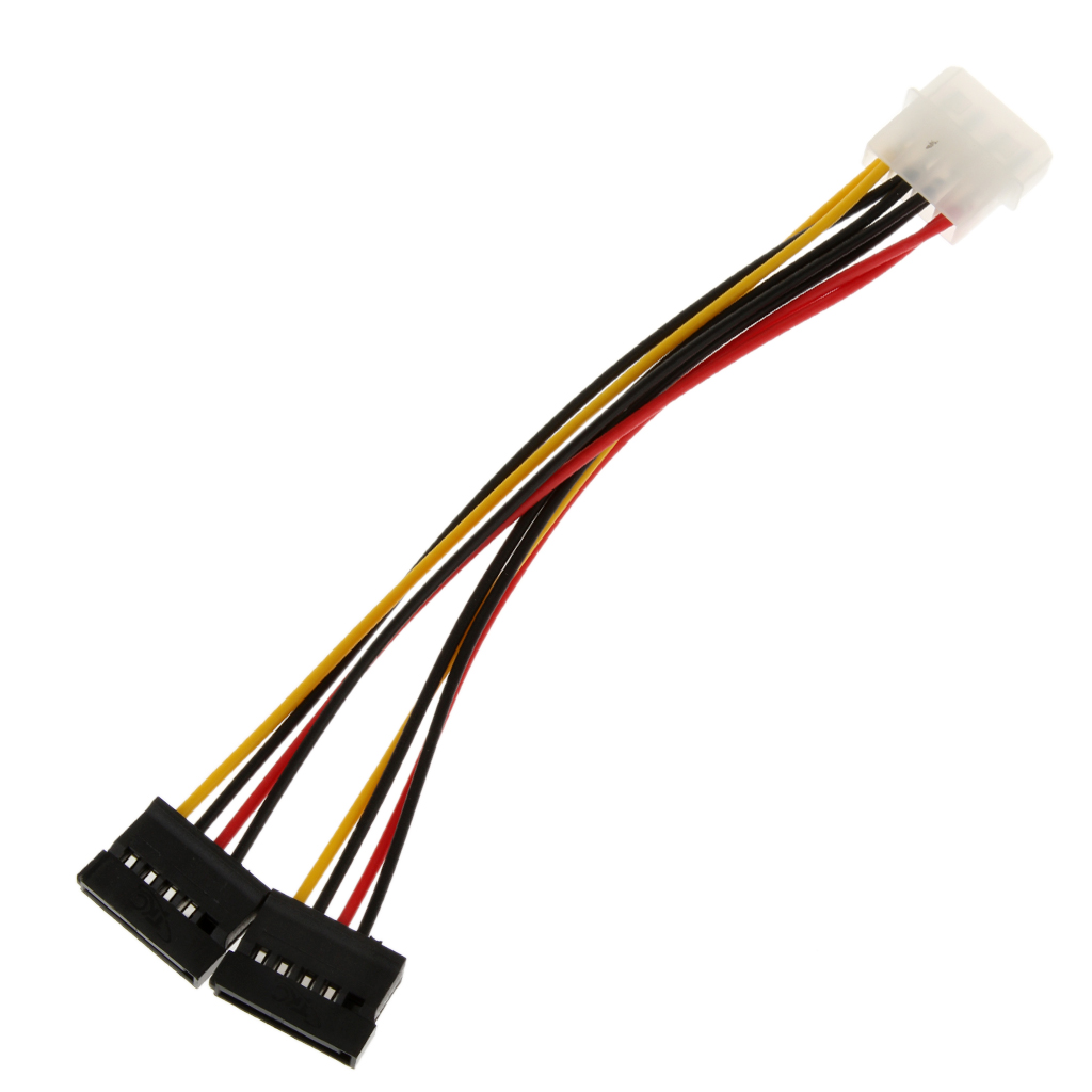 4 Pin Computer Power Supply to SATA Power adapter Cable