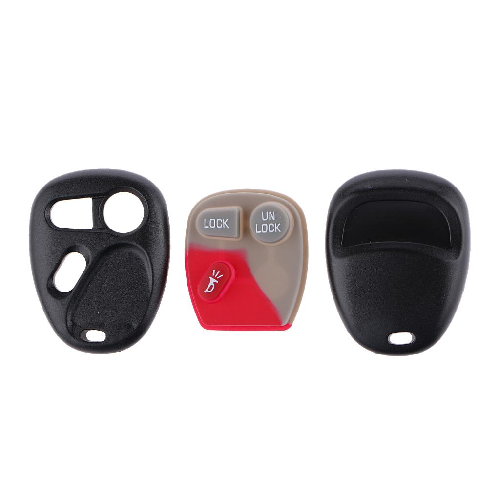 Replacement Keyless Remote Key Fob Case 3 Button For 2001 Chevrolet Tahoe