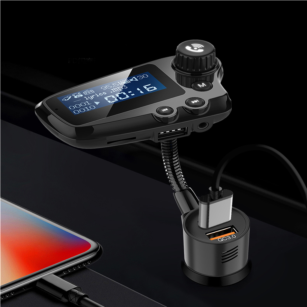 Bluetooth 5.0 Car USB Charger FM Transmitter Wireless Adapter MP3 Player