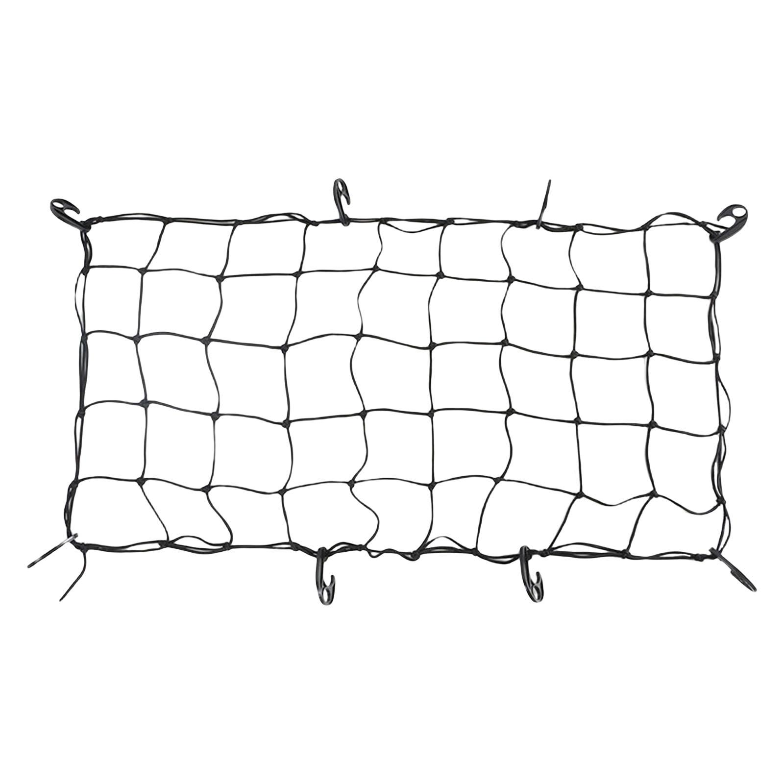 Cargo Net Travel Luggage Net Sturdy 6mm Thick Black for Car Truck Auto