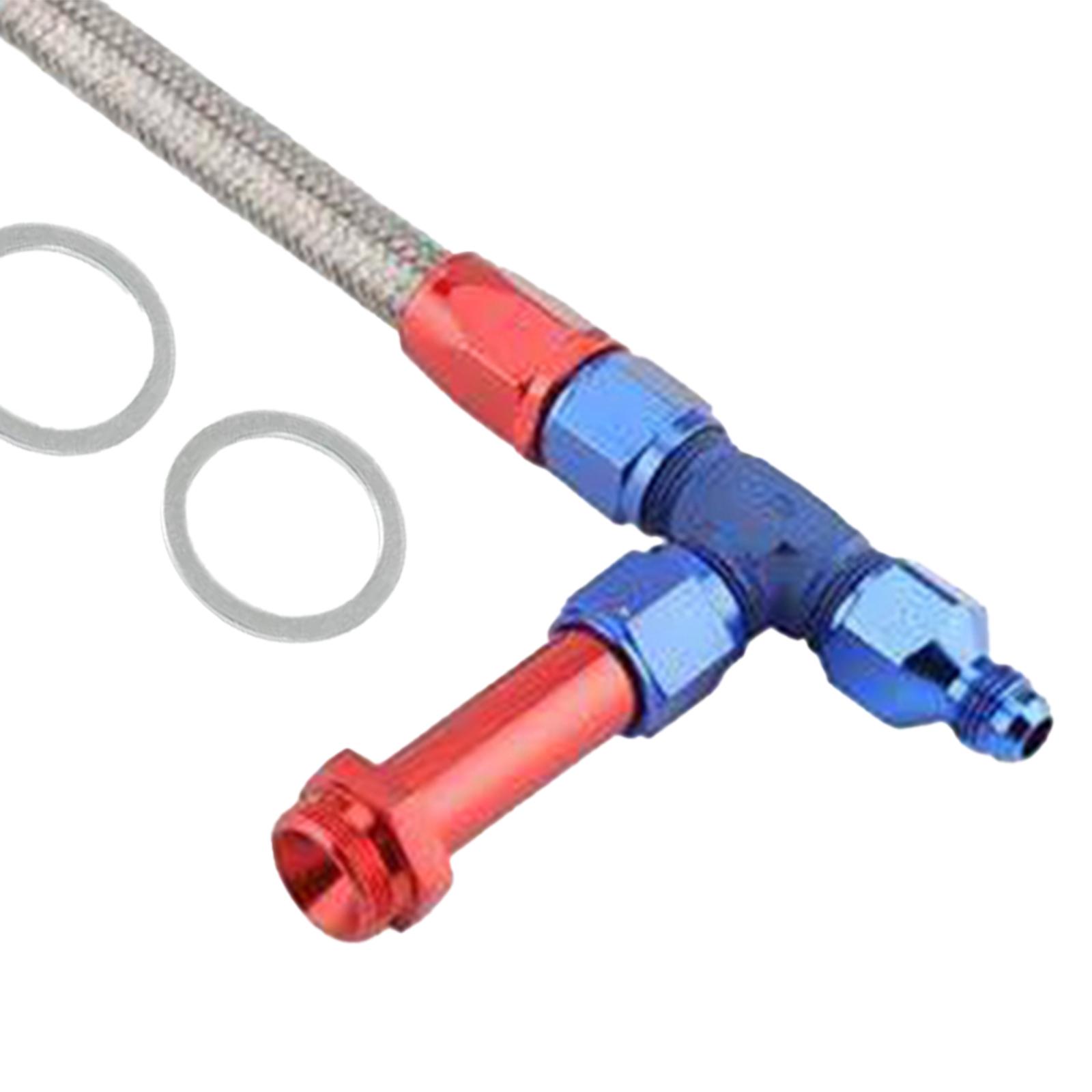 Dual feed Fuel Line for 4150 Premium Replaces Durable Universal for Aed Red Blue