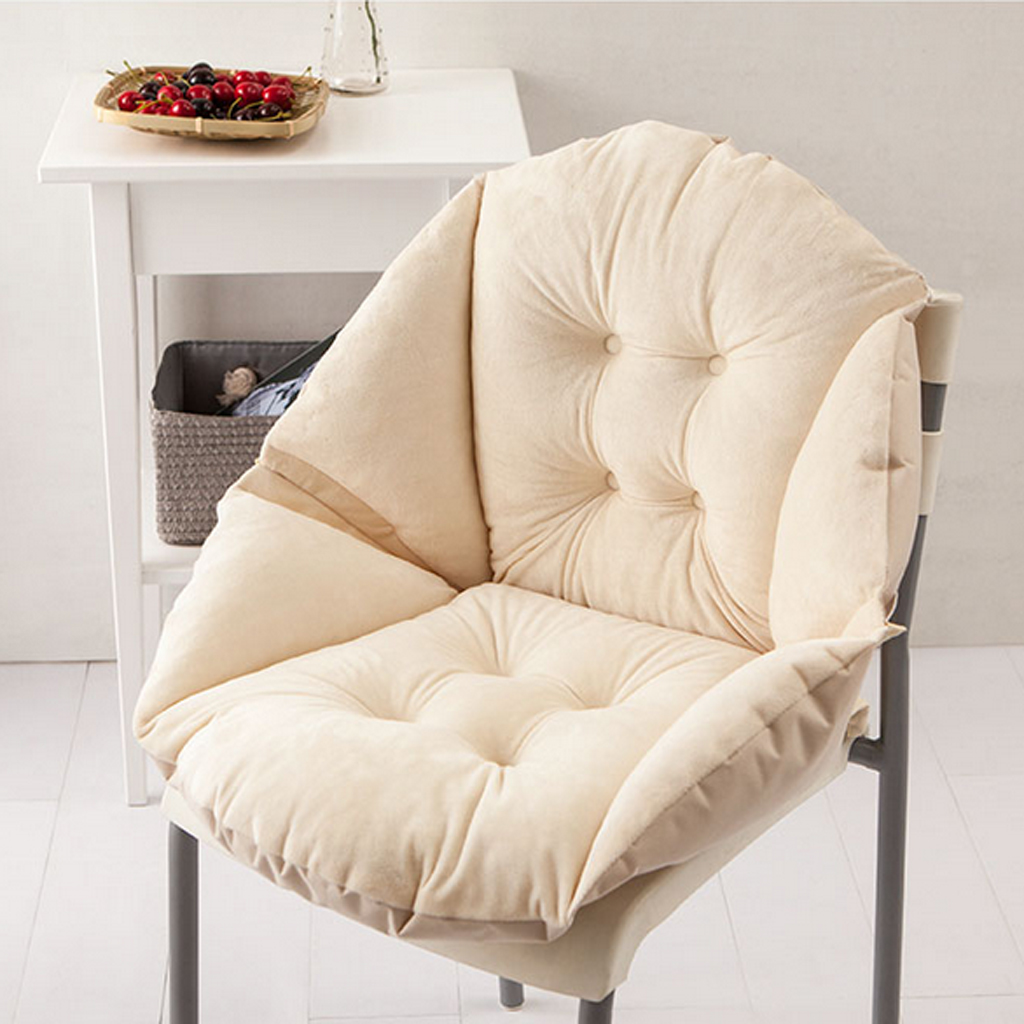 Comfort Lower Back Support Upright Armchair Pillow Cane Chair Cushion 5