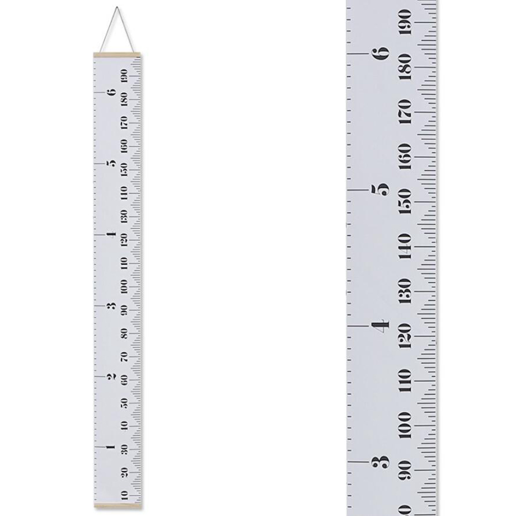 simple-style-wall-height-chart-kids-height-ruler-wooden-hanging-growth-chart-ebay