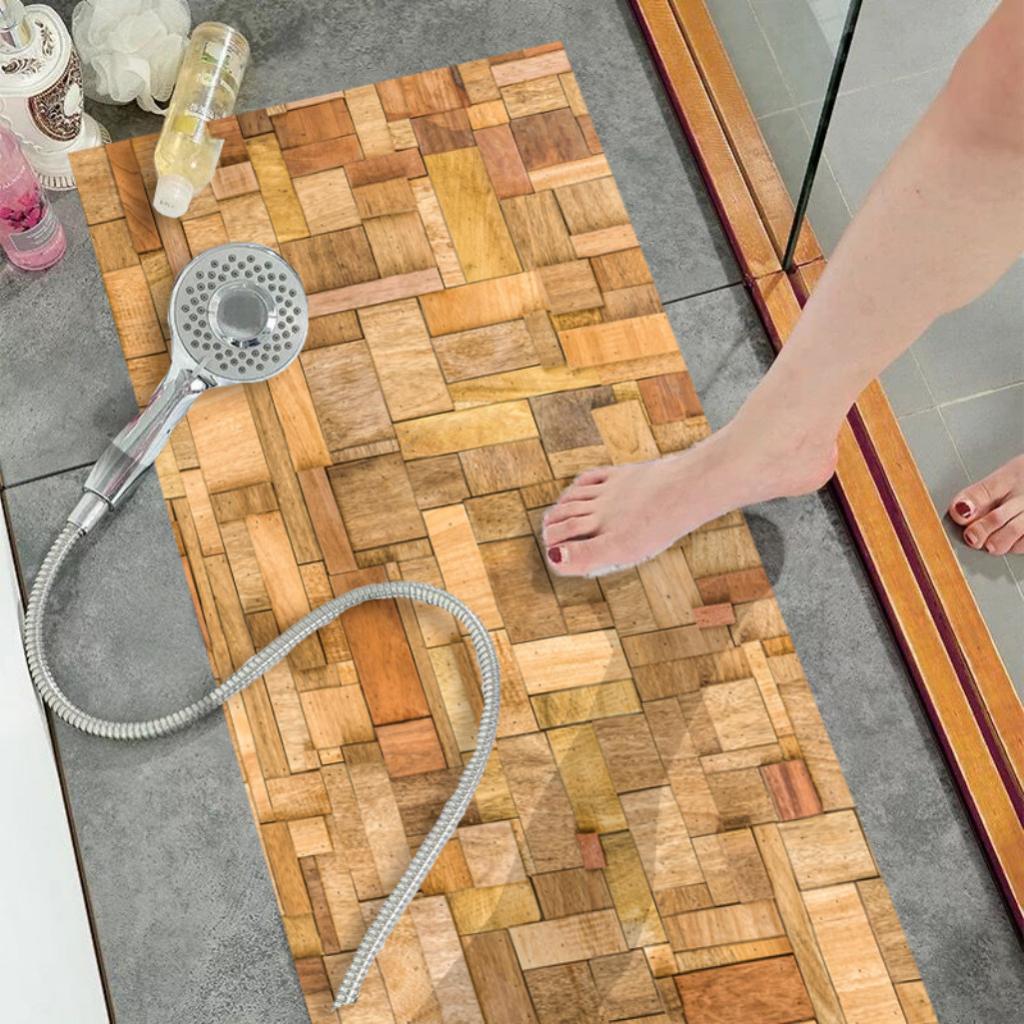 3D Self-adhesive Floor Sticker Decal Kitchen Bathroom Doorway Home Decor C