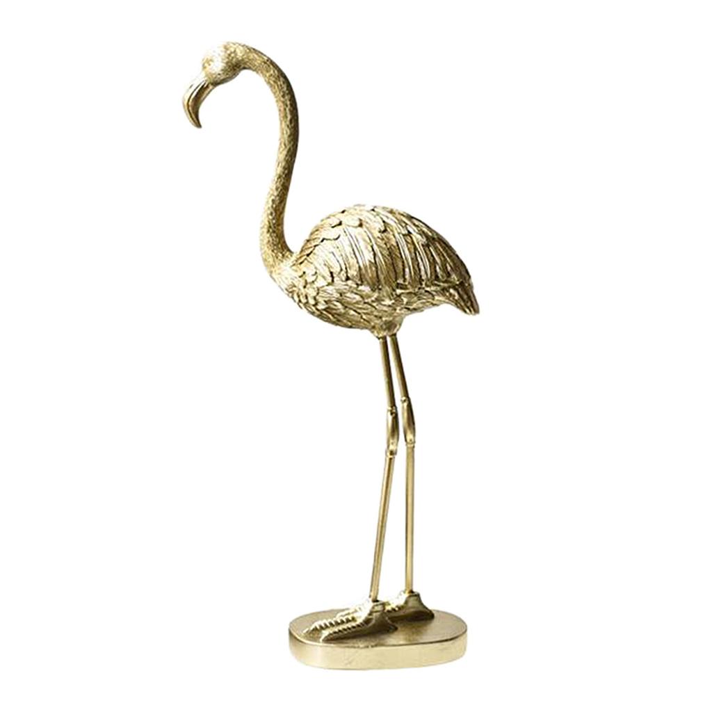 Flamingo Figurine Gold