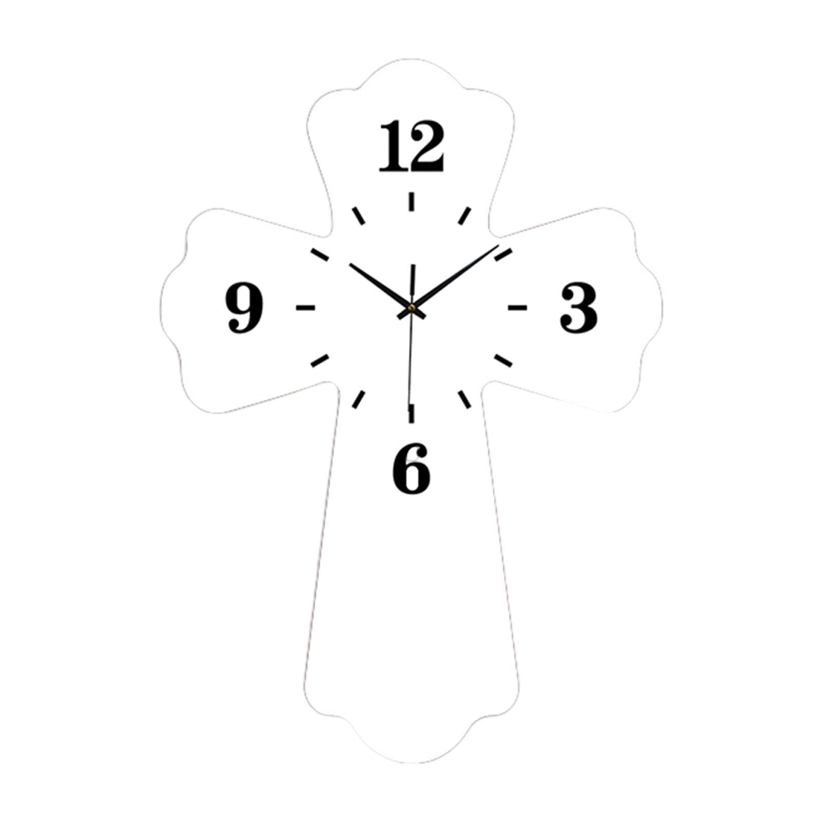 Wall Clock Cross Shaped