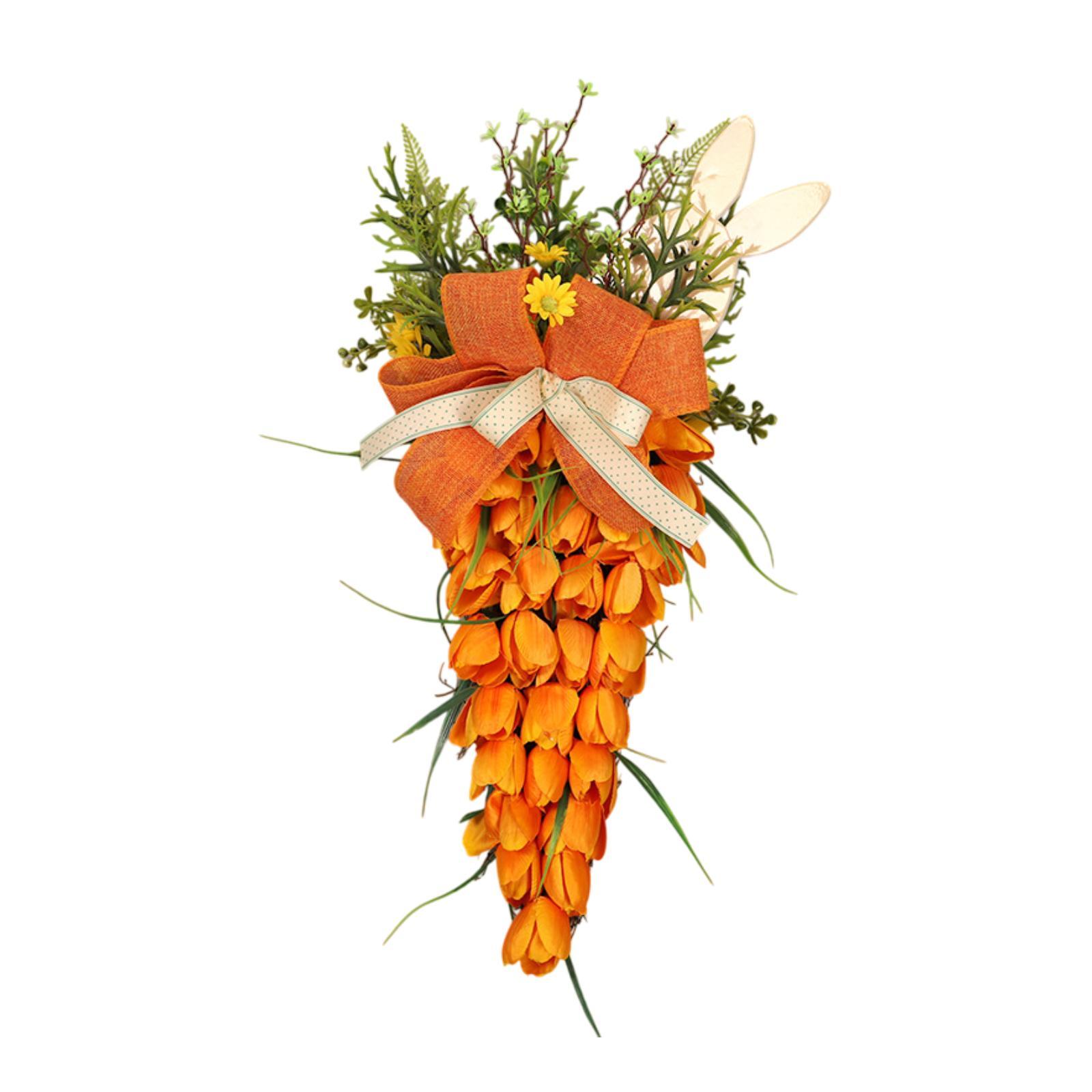 Tulip Carrot Easter Swag
