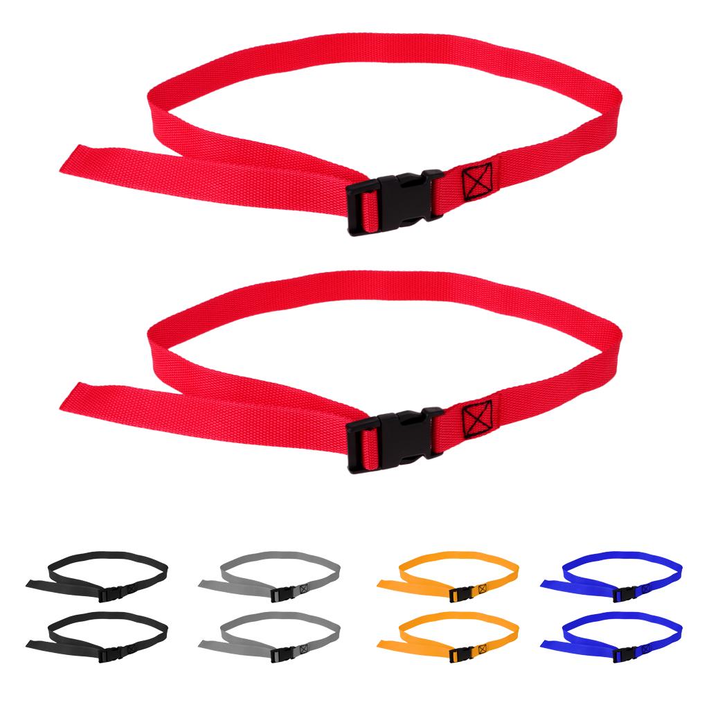 2pcs Strong Golf Trolley bing Straps with Quick Release Clips 1m