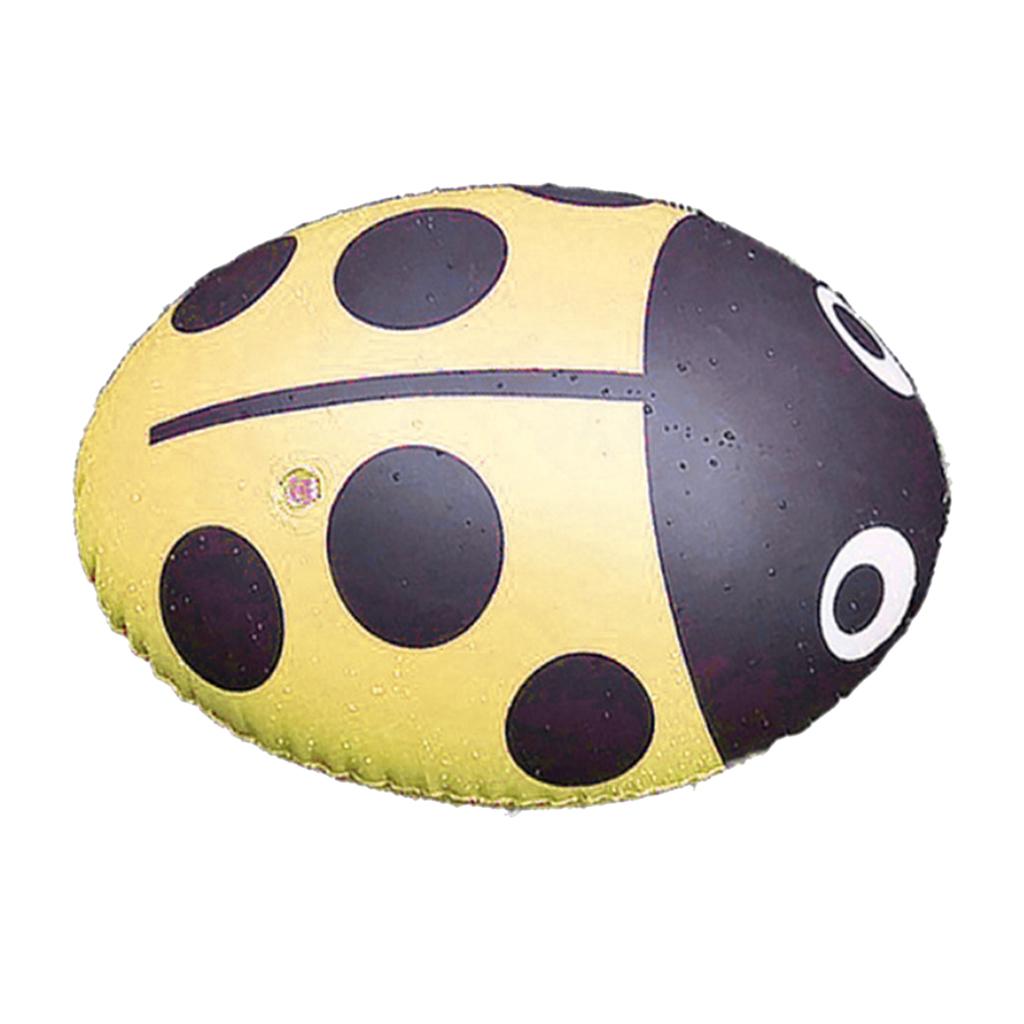 Inflatable Swimming Air Bag Float Buoy Gasbag Ladybug Flotation Ball Yellow