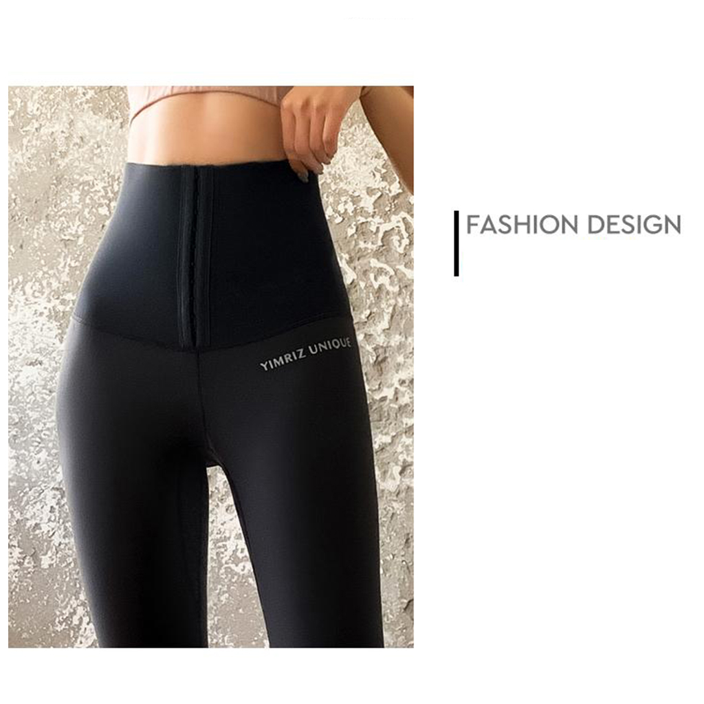 Women Anti-Cellulite Leggings Fitness Butt Lift Tummy Control Pants Black S