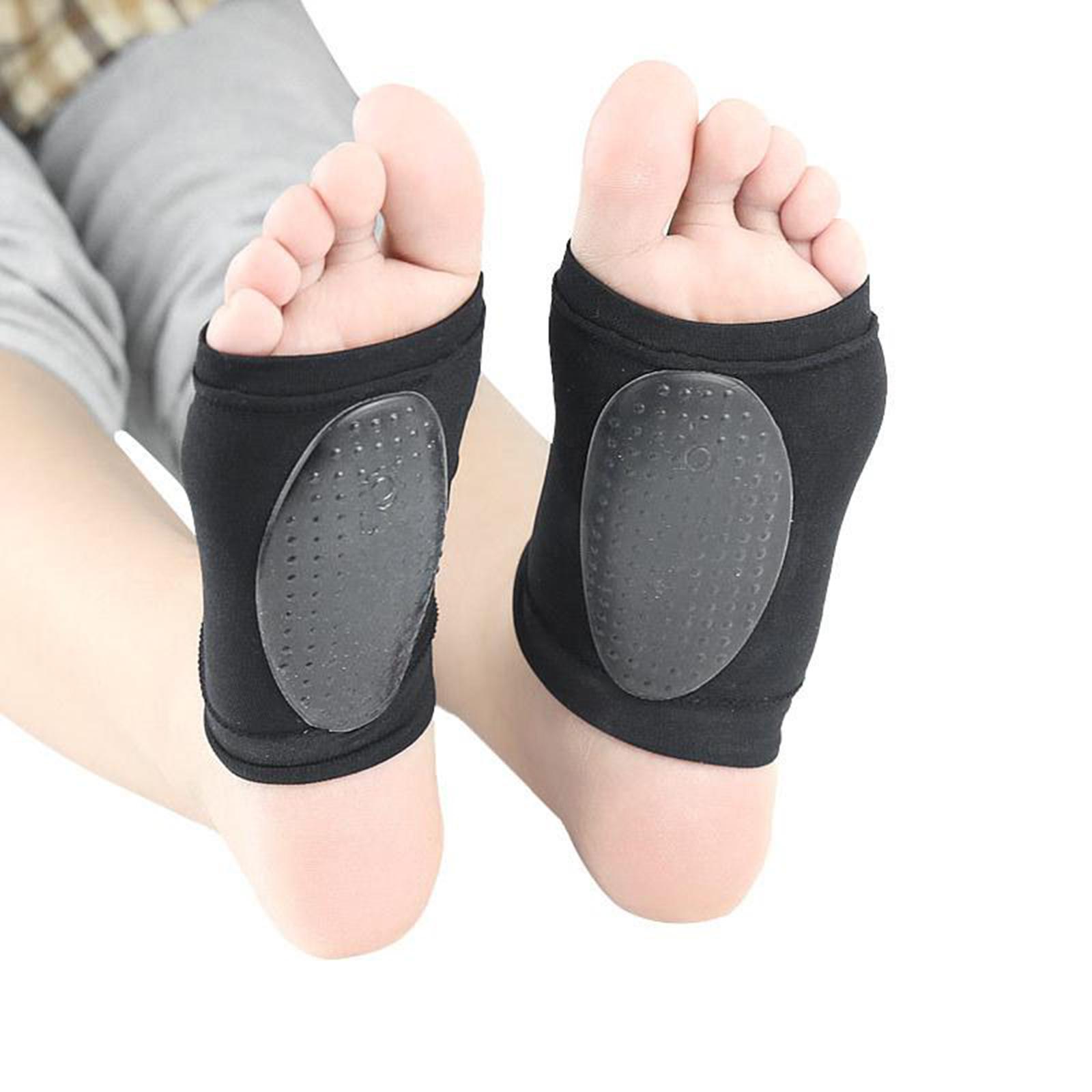 1 Pair Plantar Fasciitis Compression Arch Support Brace Pad for Flat Feet