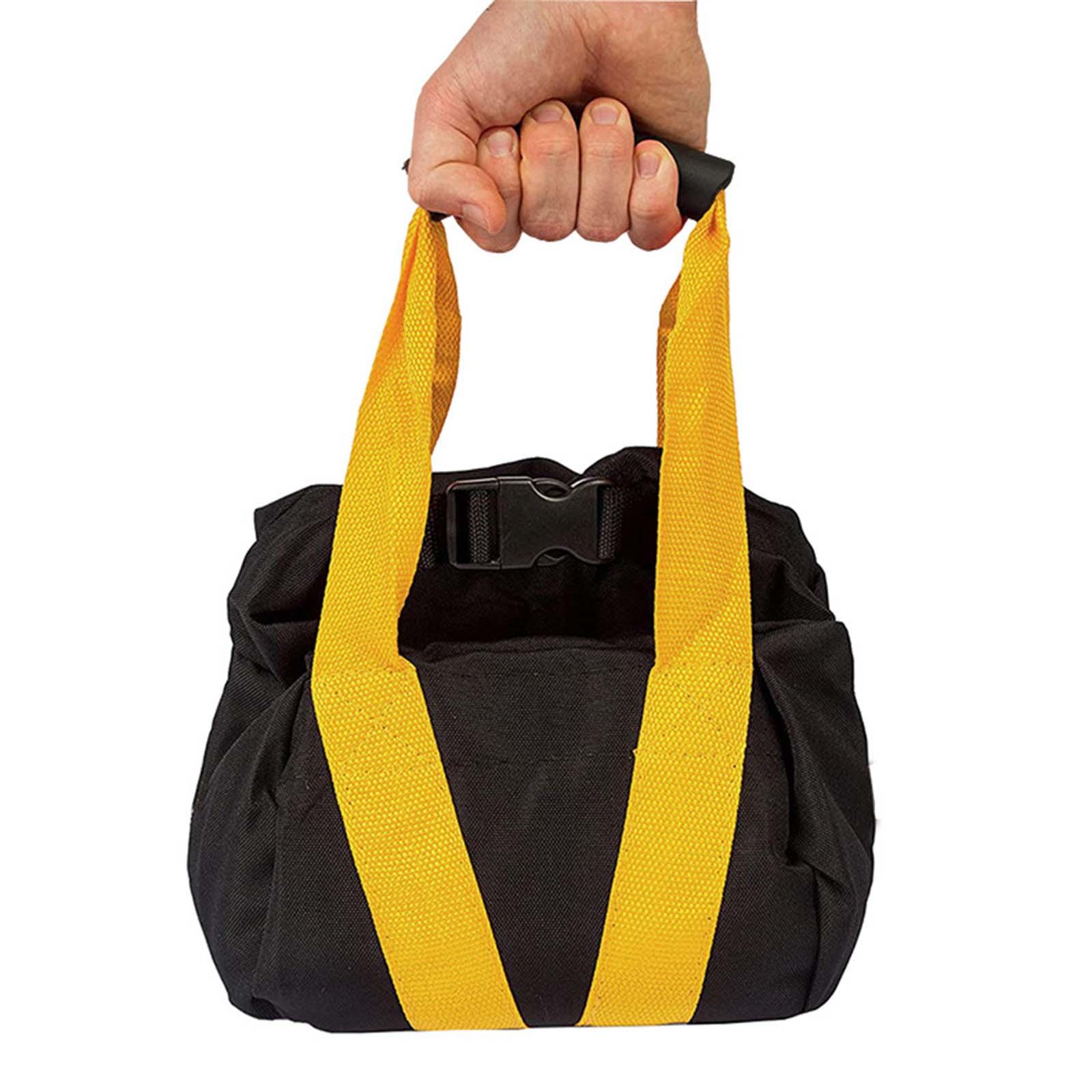 Weight Sandbag Wearresistant Heavy Duty for Workout Training Gym yellow