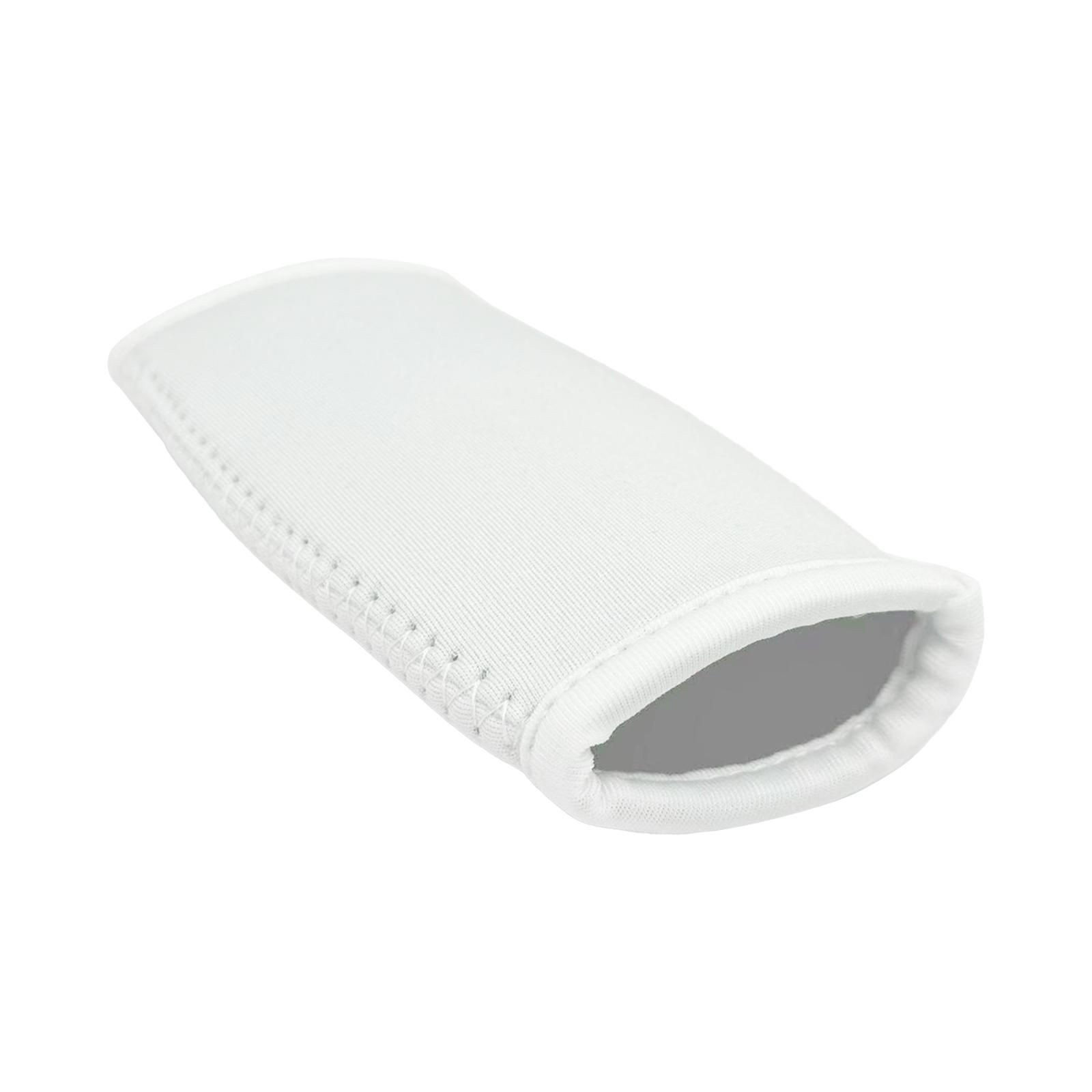 Football Chin Pad Portable Chin Strap Cover for Exercise Biking Skiing White
