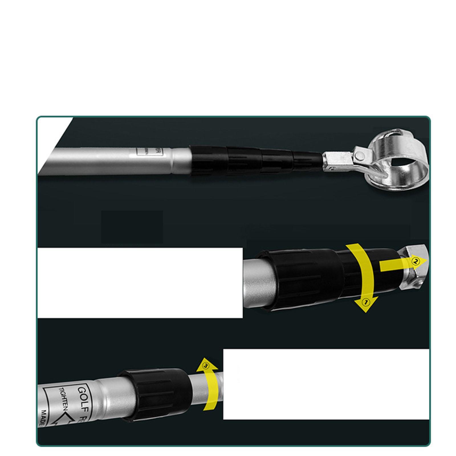 Golf Ball Retriever Telescopic Non Slip Grip Golf Ball Picker Grabber Tool