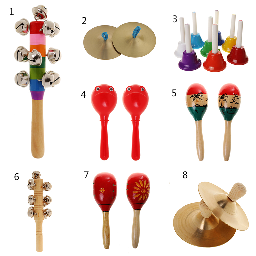 Percussion Copper Cymbals Children Toddlers Musical Instrument Toys Brass